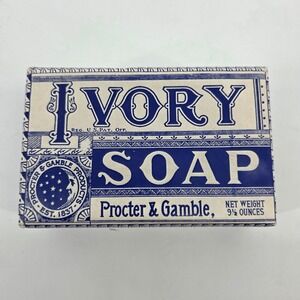 Vintage Ivory Soap Commemorative Wrapper Procter & Gamble 9.5 oz Bar 1960s